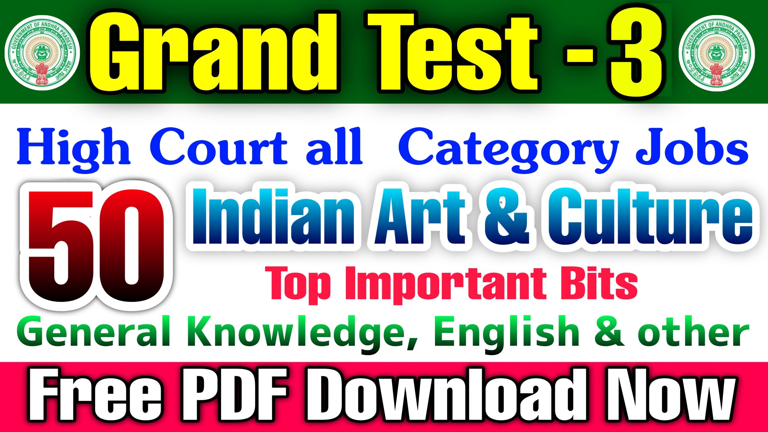Ap High Court Grand Test 3 AP High Court Model Papers Free Download